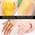 Texture of Laikme Vitamin C and Turmeric peel off mask for smooth skin.