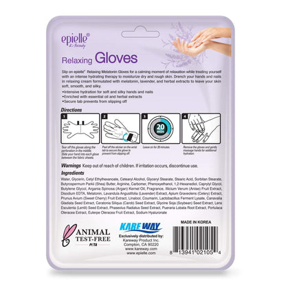 6 pairs of Epielle moisturizing hand gloves in packaging