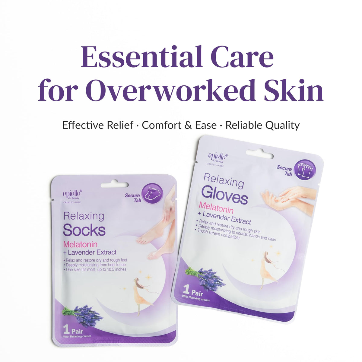 Soft hydrated hands after using Epielle relaxing hand treatment