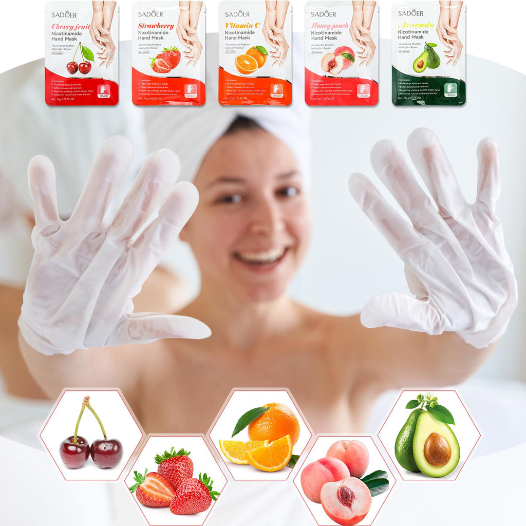Swiffen 24 pairs bulk hand mask spa kit box contents