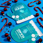 Close up of Vitamasques hand mask ingredients shea butter and aloe vera