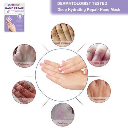 Instructions for Awiwtobq hand peel mask gloves
