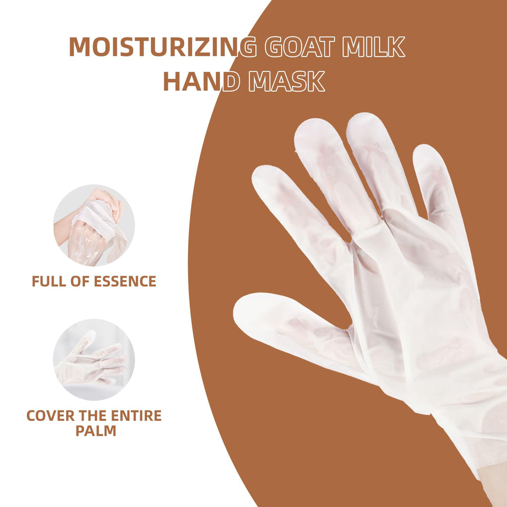Instructions diagram for using spa hand gloves