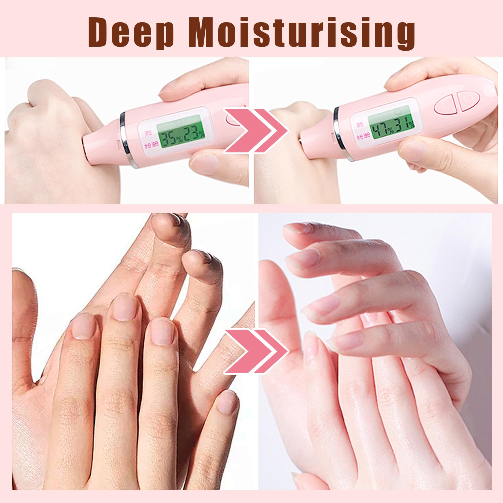 Permotary hand mask glove set for deep hydration
