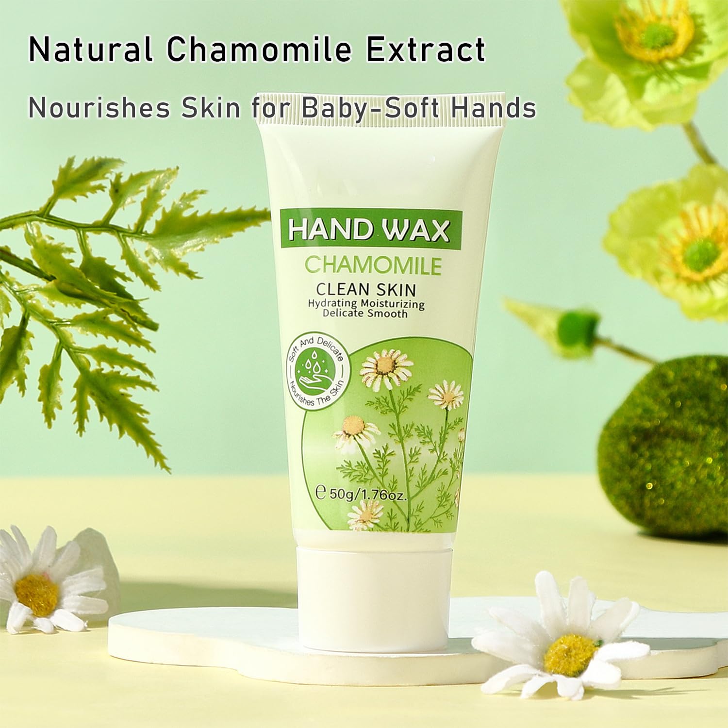 Applying Grospe hydrating peel off mask to hands