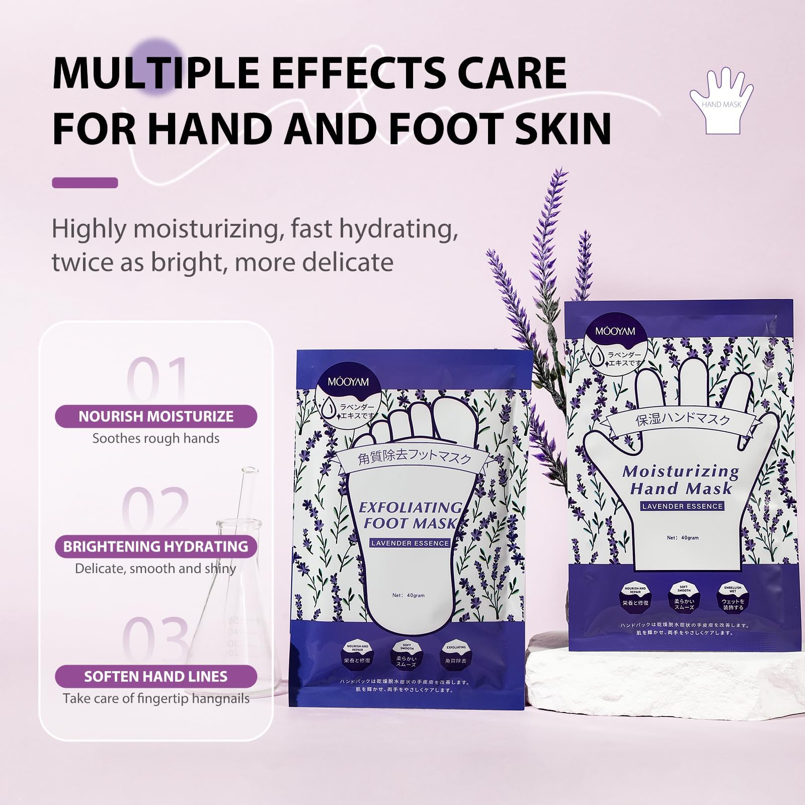 Guoyaolifu moisturizing hand gloves for dry skin treatment
