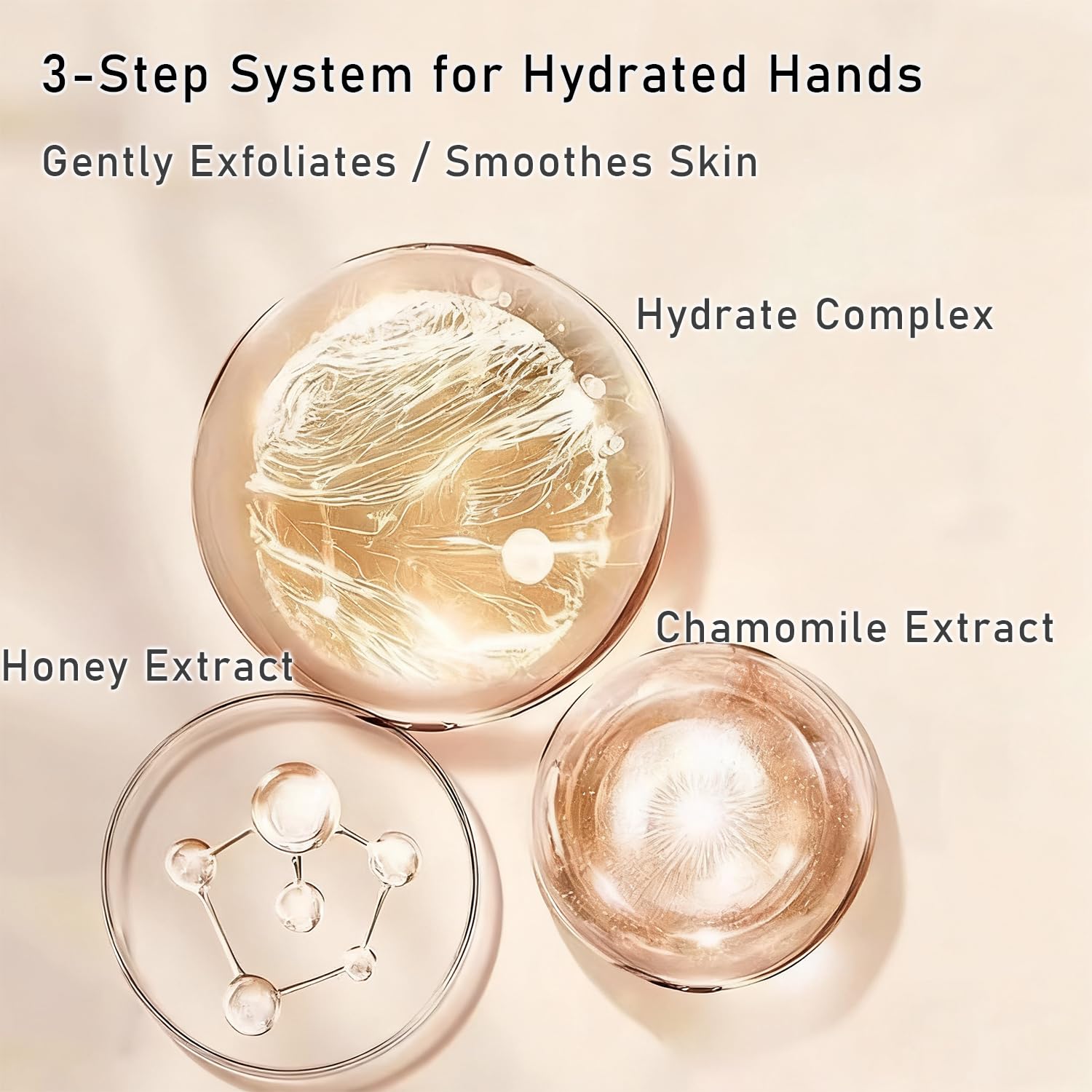 Grospe hand mask botanical ingredient packaging detail
