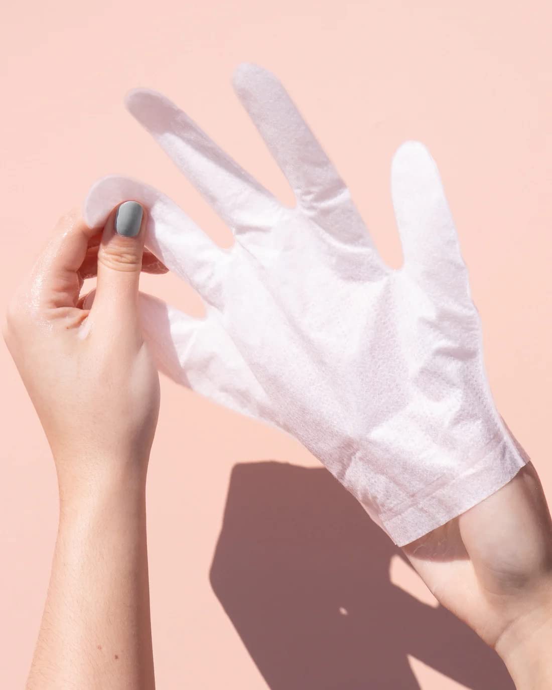 SpaLife foot mask product texture and application