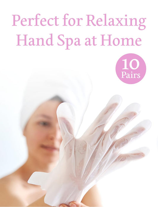 Hand mask gloves for dry and cracked skin treatment