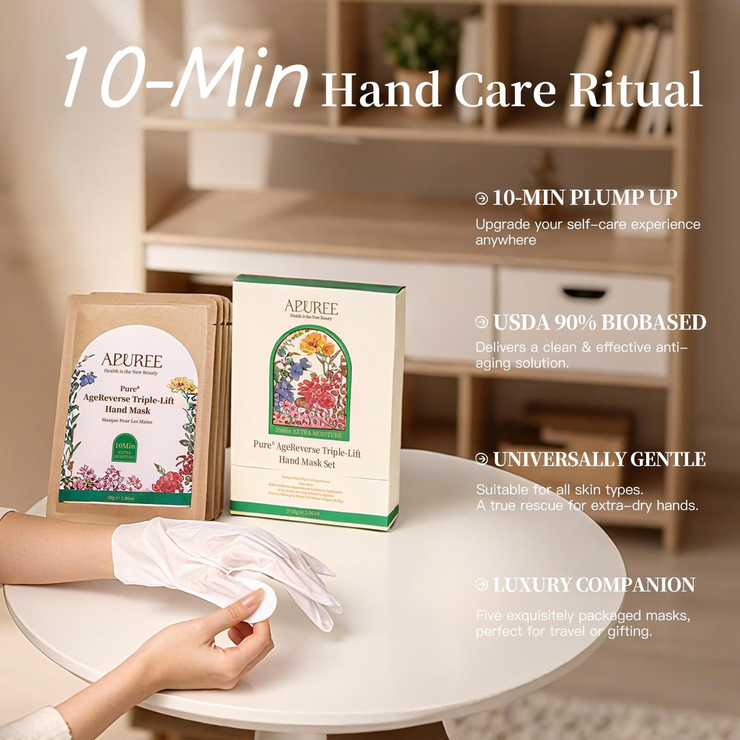 Results of Apuree anti aging hand treatment