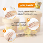Enakshi Yiowcoo Honey Milk Wax Hand Mask side profile showing 4.3 ounces size