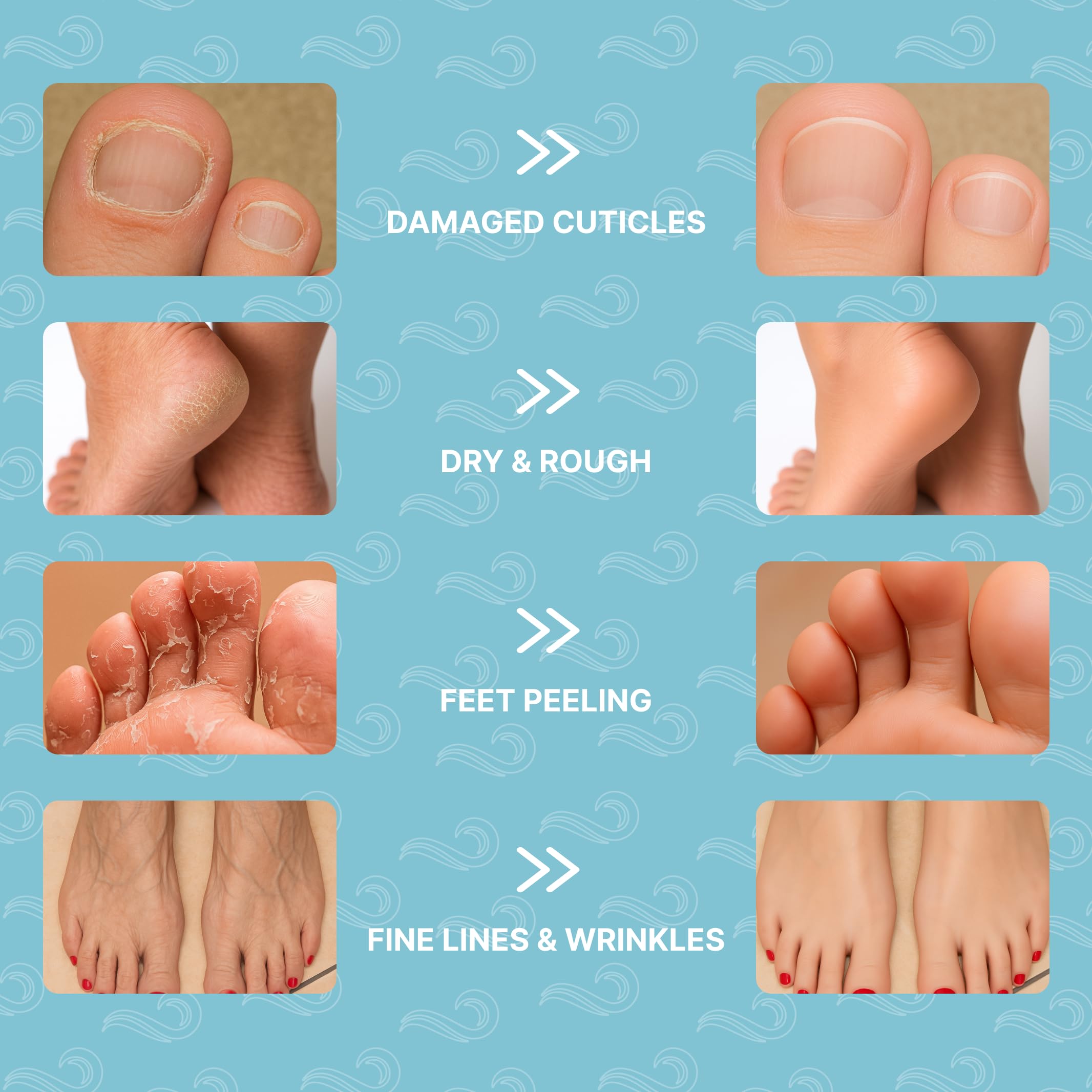 Bayside hydrating hand mask gloves application process
