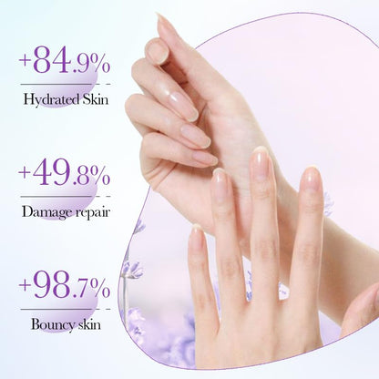 Detailed view of collagen infused hand mask serum