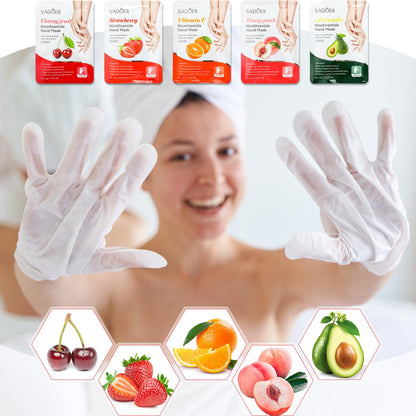 Bulk set of 48 fruit beauty hand and foot masks packaging