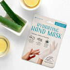 Back view of Nu-Pore moisturizing gloves box with usage instructions.