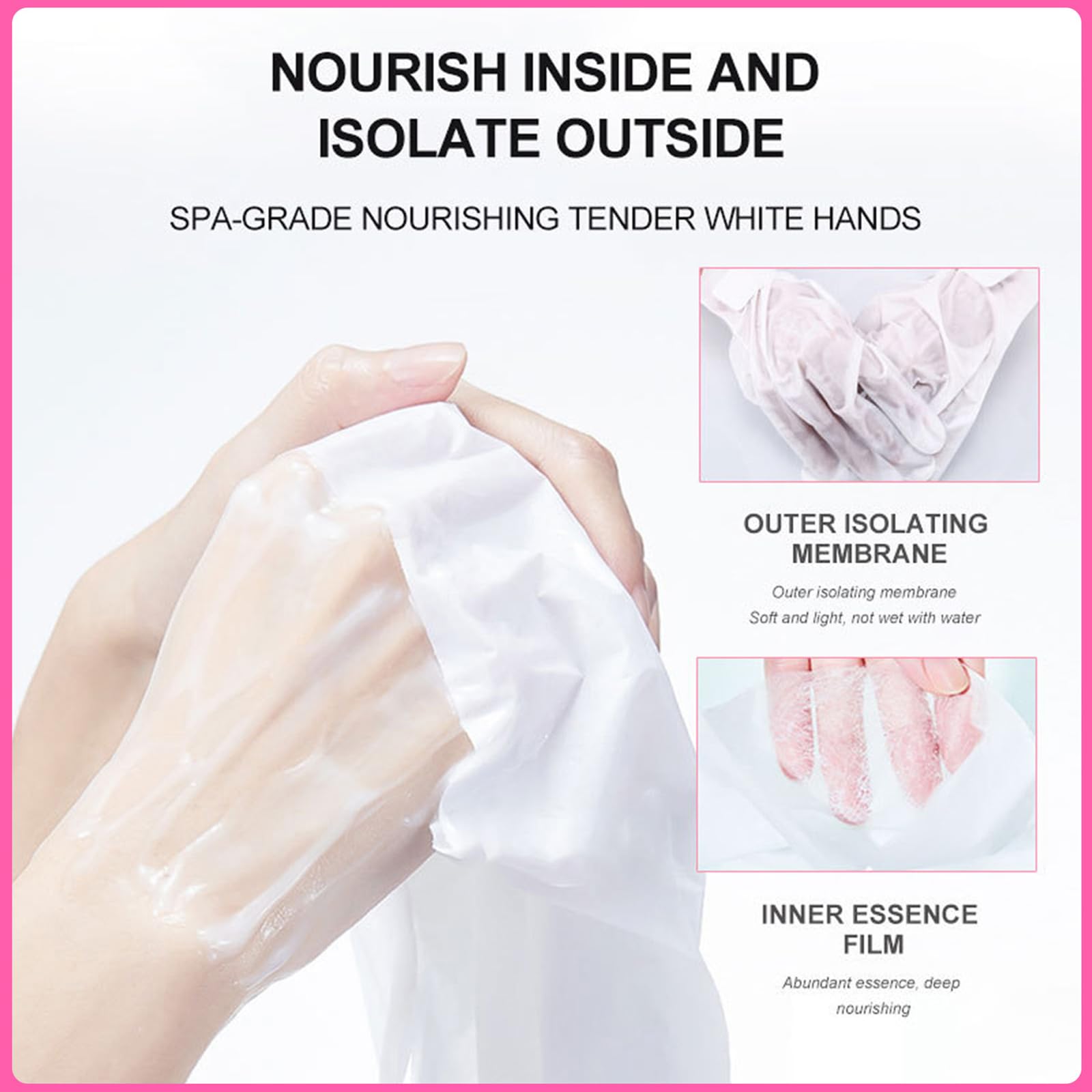 Amococo niacinamide hand mask treatment texture and serum