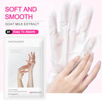 Amococo hand mask set displaying texture and essence richness