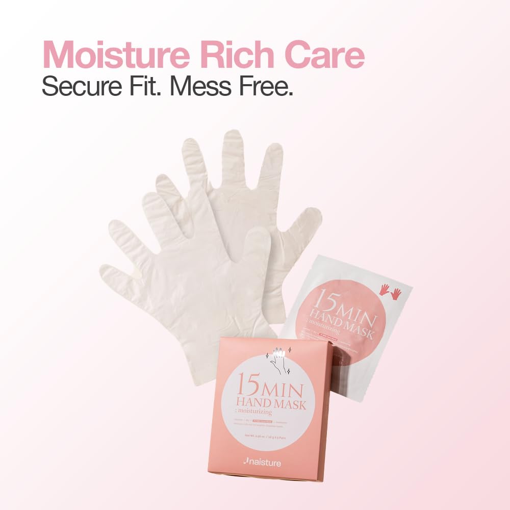 Naisture moisturizing hand mask packaging details