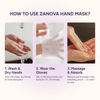 Zanova collagen hand mask treatment for nail biting damage