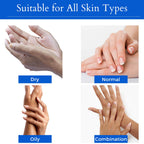 Close up of Borghese hand mask ingredient list on packaging