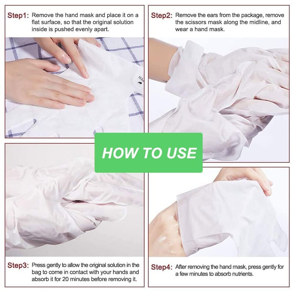 Texture and application of moisturizing hand mask serum