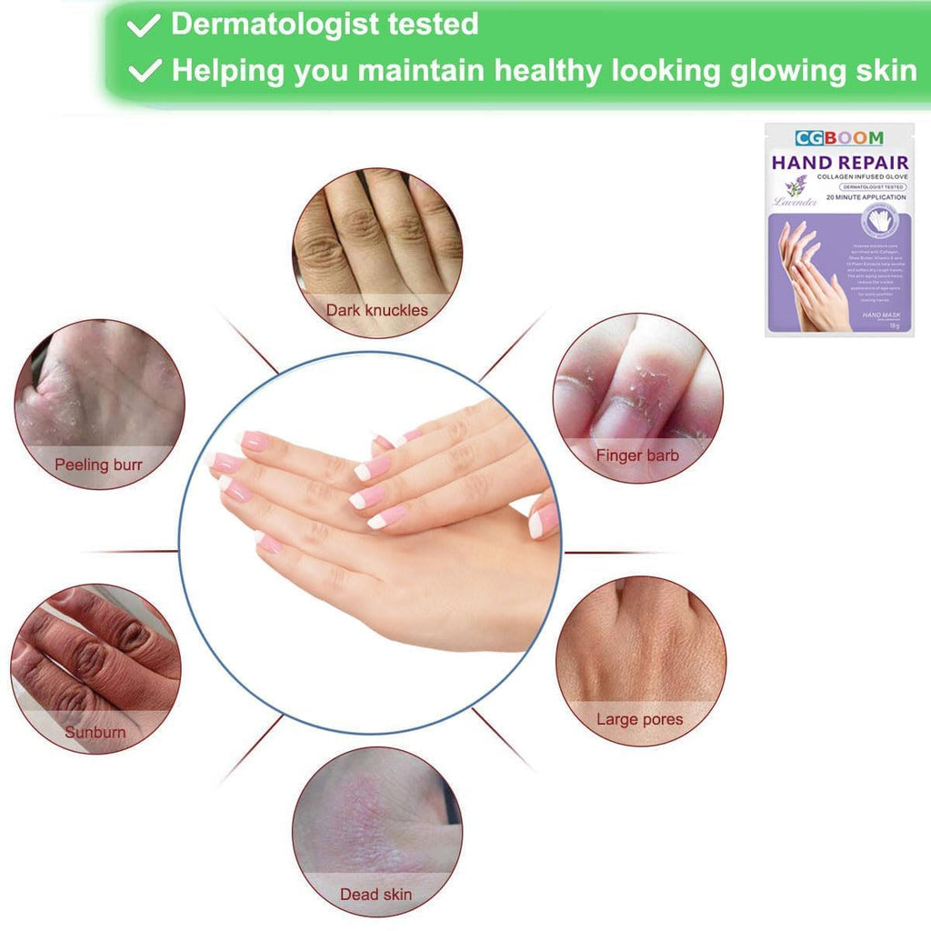 Full 5 pack set of Awiwtobq exfoliating hand repair gloves