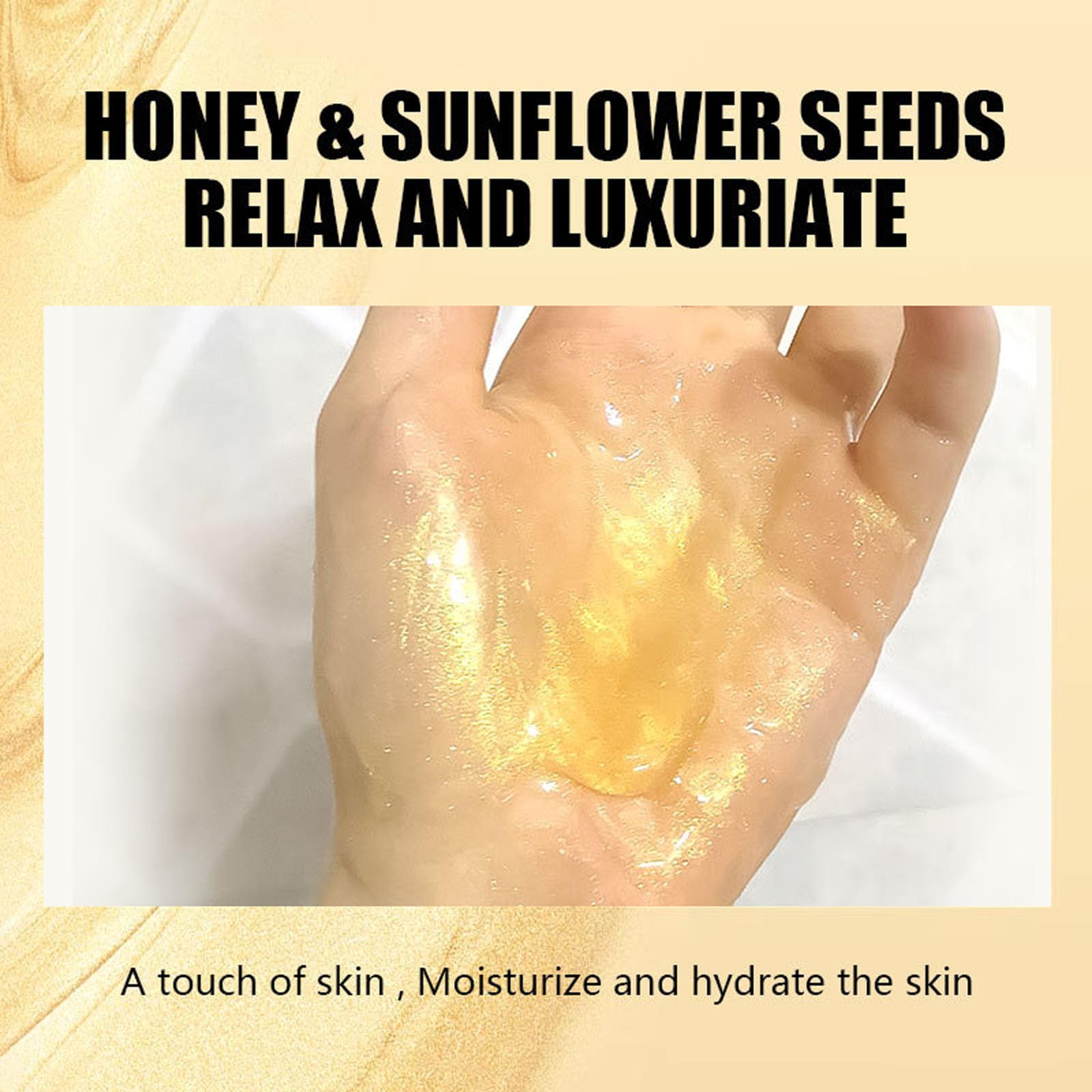 Bsmkcl Vitamin C turmeric mask texture showing wax consistency