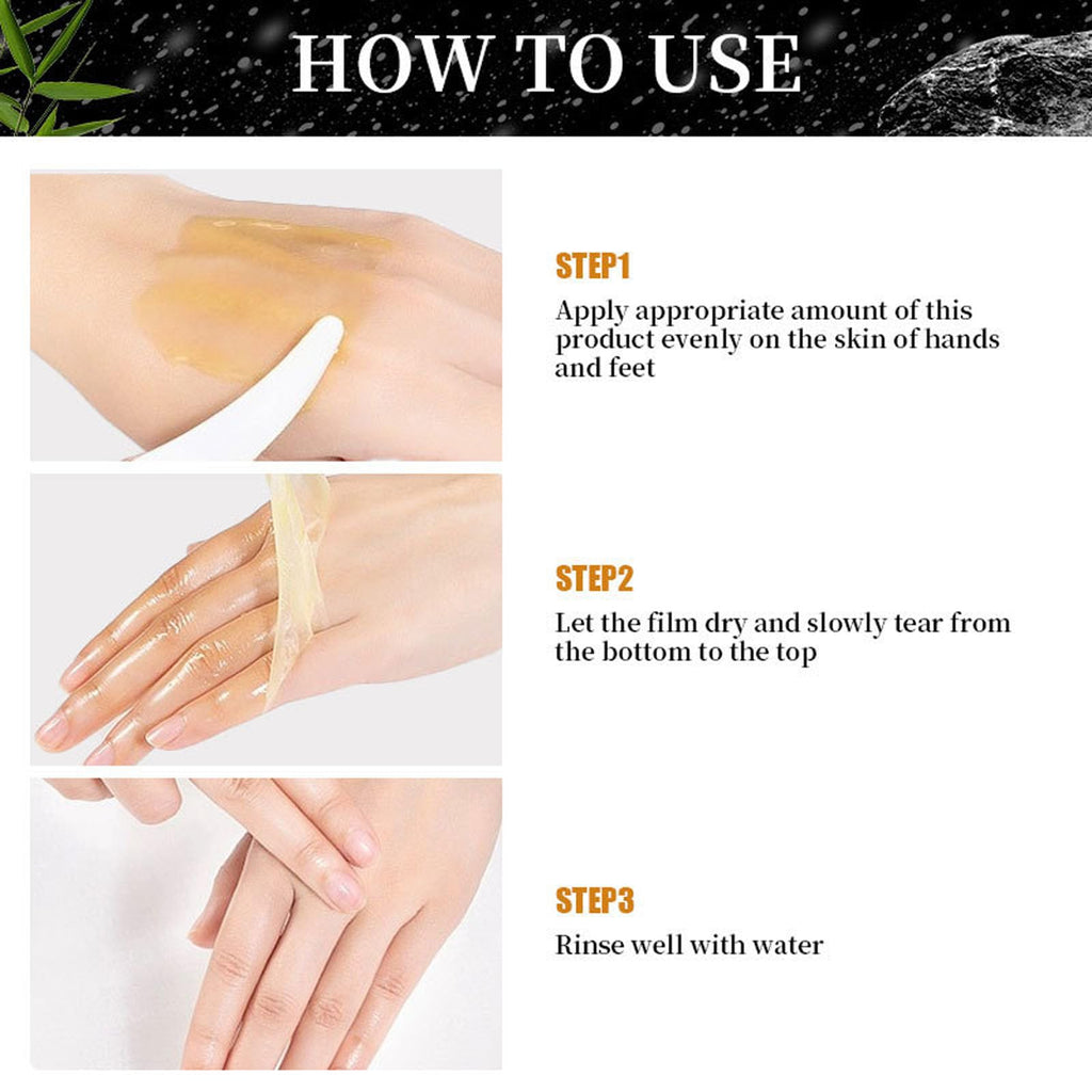 Results of Bsmkcl hand and foot mask on dry skin