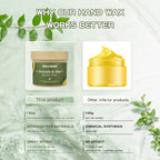 Back of Viola House hand mask packaging with ingredient list