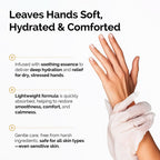 Dlux Professional hand mask ingredients and benefits label