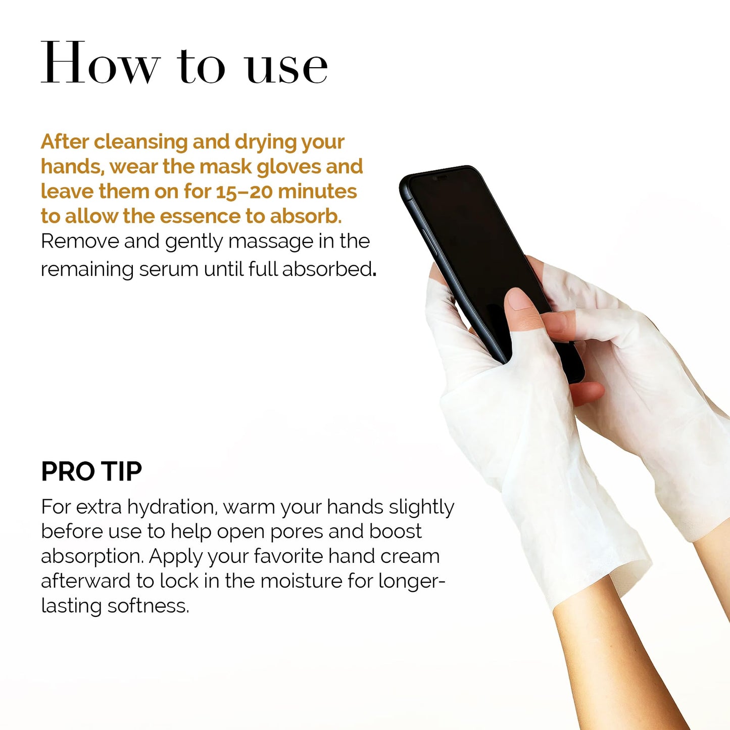 Close up of Dlux Professional hand treatment serum formula