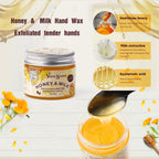 Product label details for the Natudeco exfoliating hand care treatment