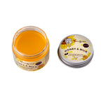 Lifestyle presentation of smooth hands after using the honey milk mask