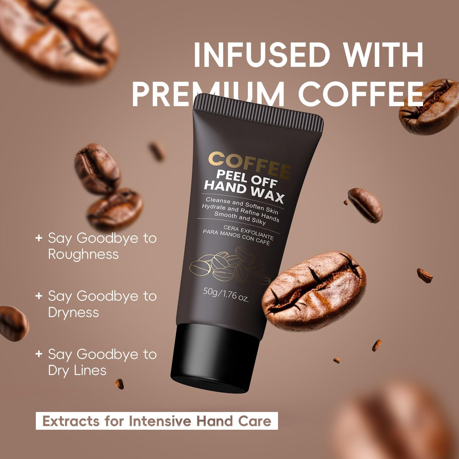 Jovati 50g coffee hand mask packaging design