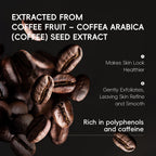 Close up of Jovati Hand Mask texture and coffee scrub formula