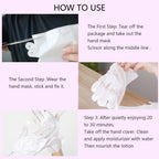 Directions for use illustration for Joyeee hand repair mask