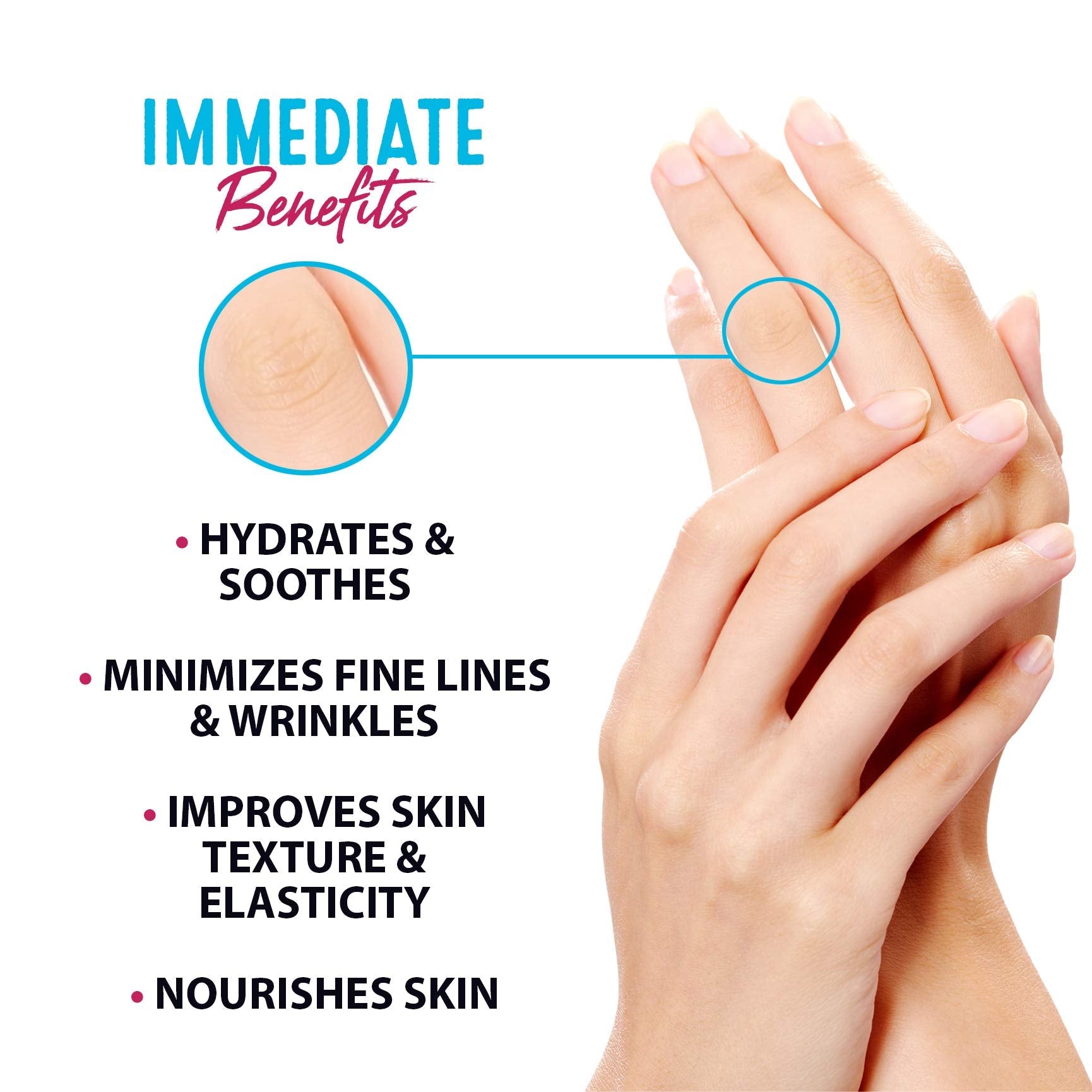 ToGoSpa collagen gel hand mask treatment application