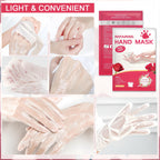 Close-up of wearable glove style spa treatment design