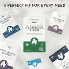 Pure cotton gloves for eczema and dry hand care