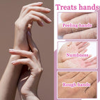 LingHaoLH moisturizing spa gloves showing wearable design