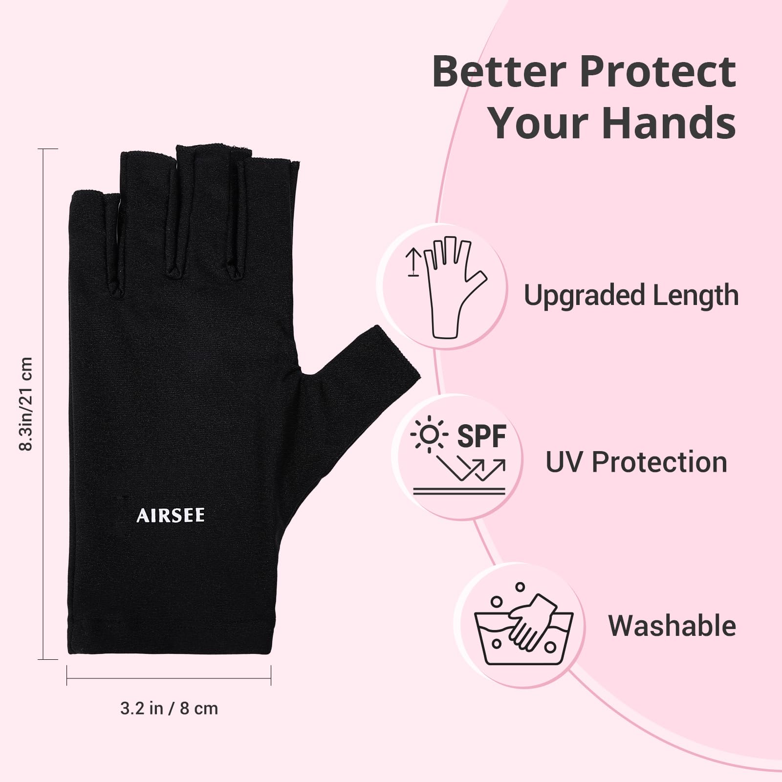 Detailed view of breathable fabric on Airsee hand shields