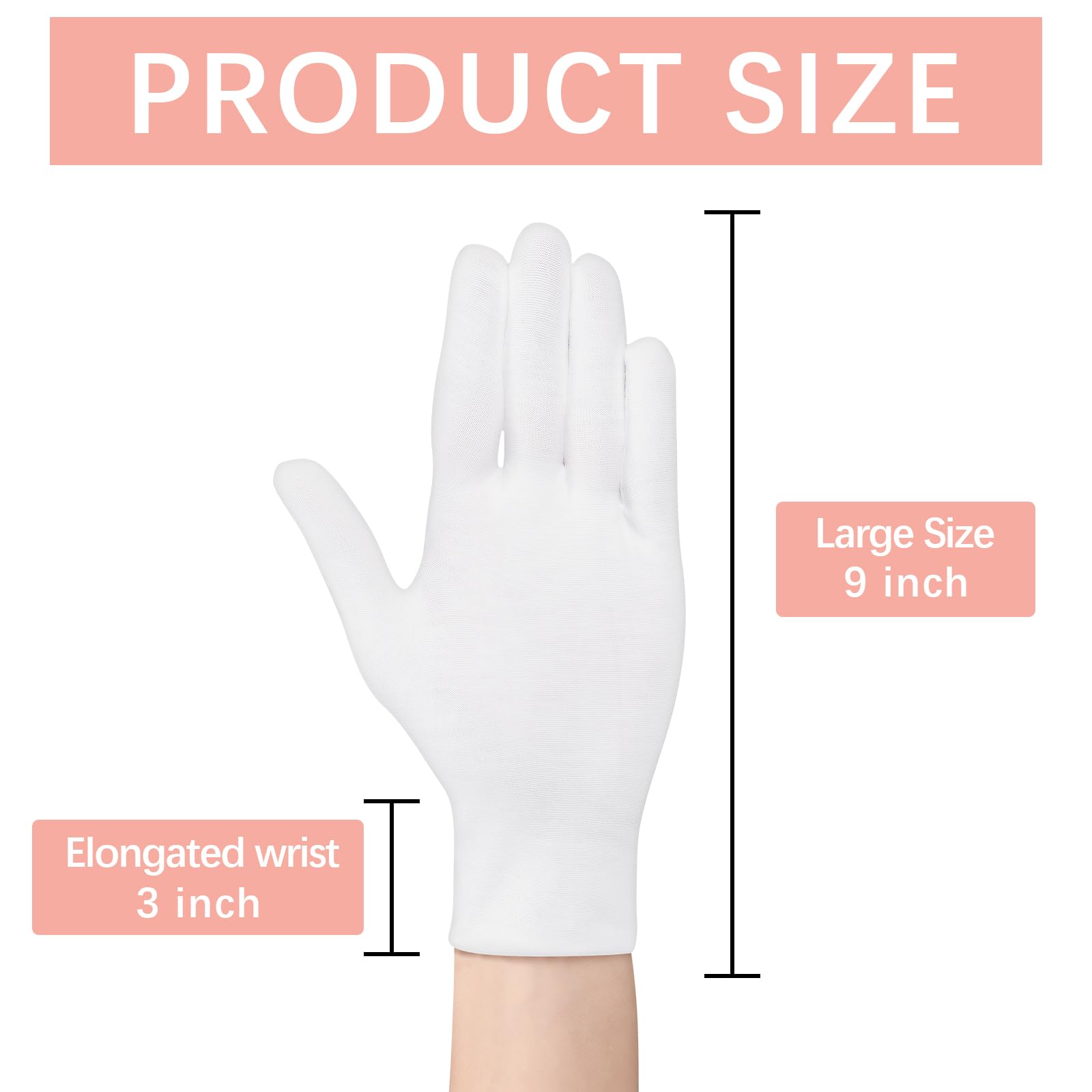 Close up of soft cotton fabric texture for moisturizing gloves