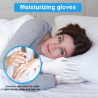 Hmnysol cotton inspection gloves being used for handling delicate items.