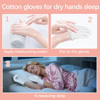 Lipetol cotton gloves for dry hands packaging
