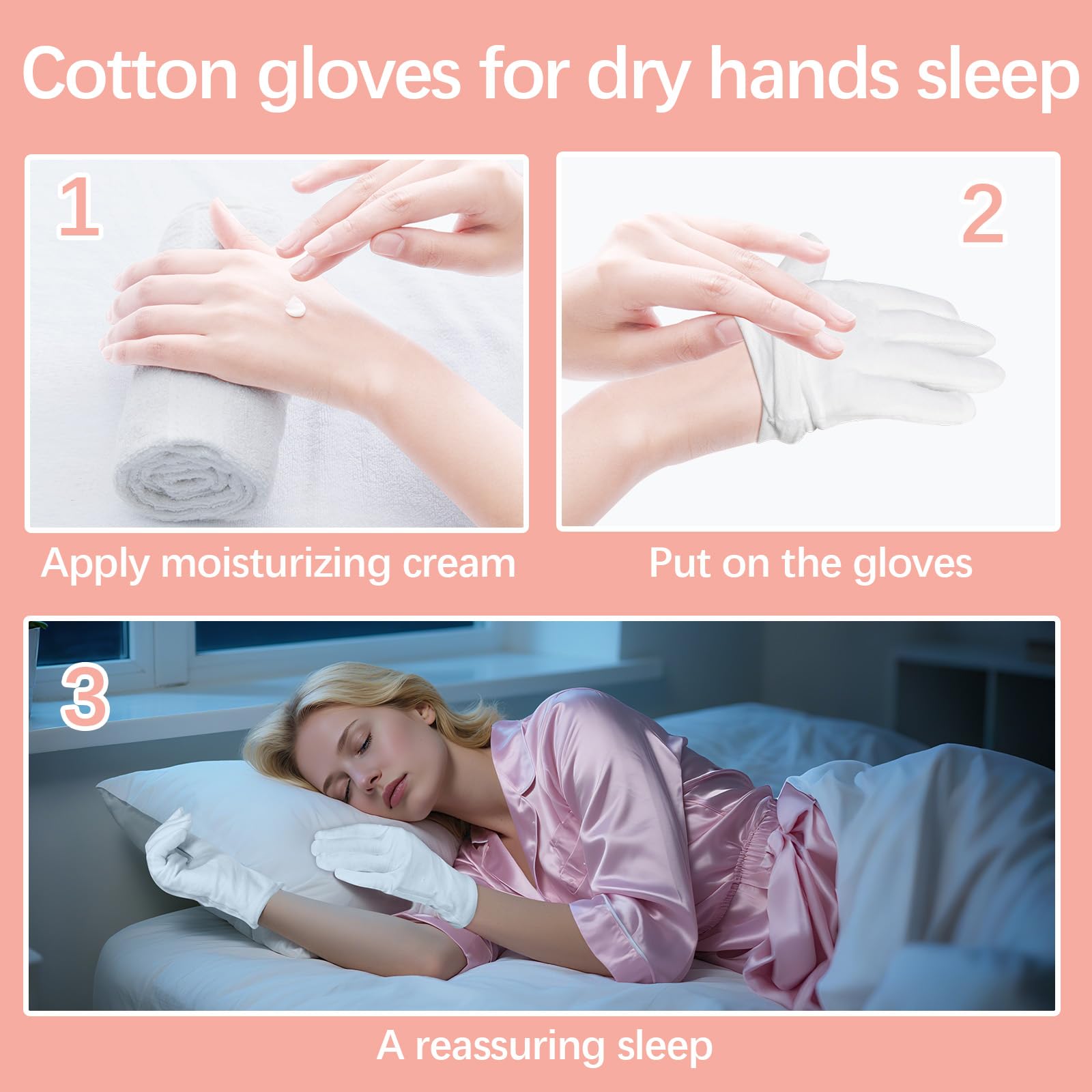 Detailed view of stretchable cotton glove cuff for comfort