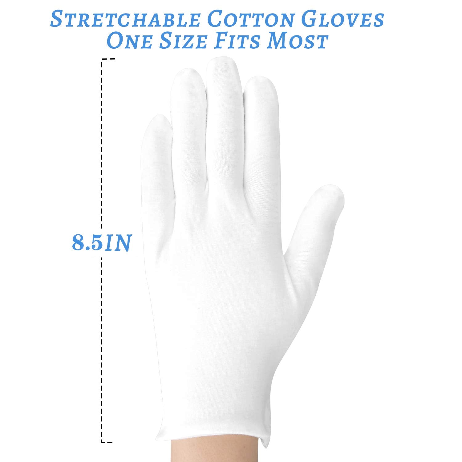 Stretchable cotton hand spa gloves for men and women