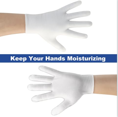Htaexpu white cotton work gloves and protective inner liners