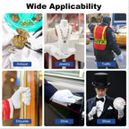 Htaexpu 3 pairs set of premium cotton moisturizing gloves packaging view