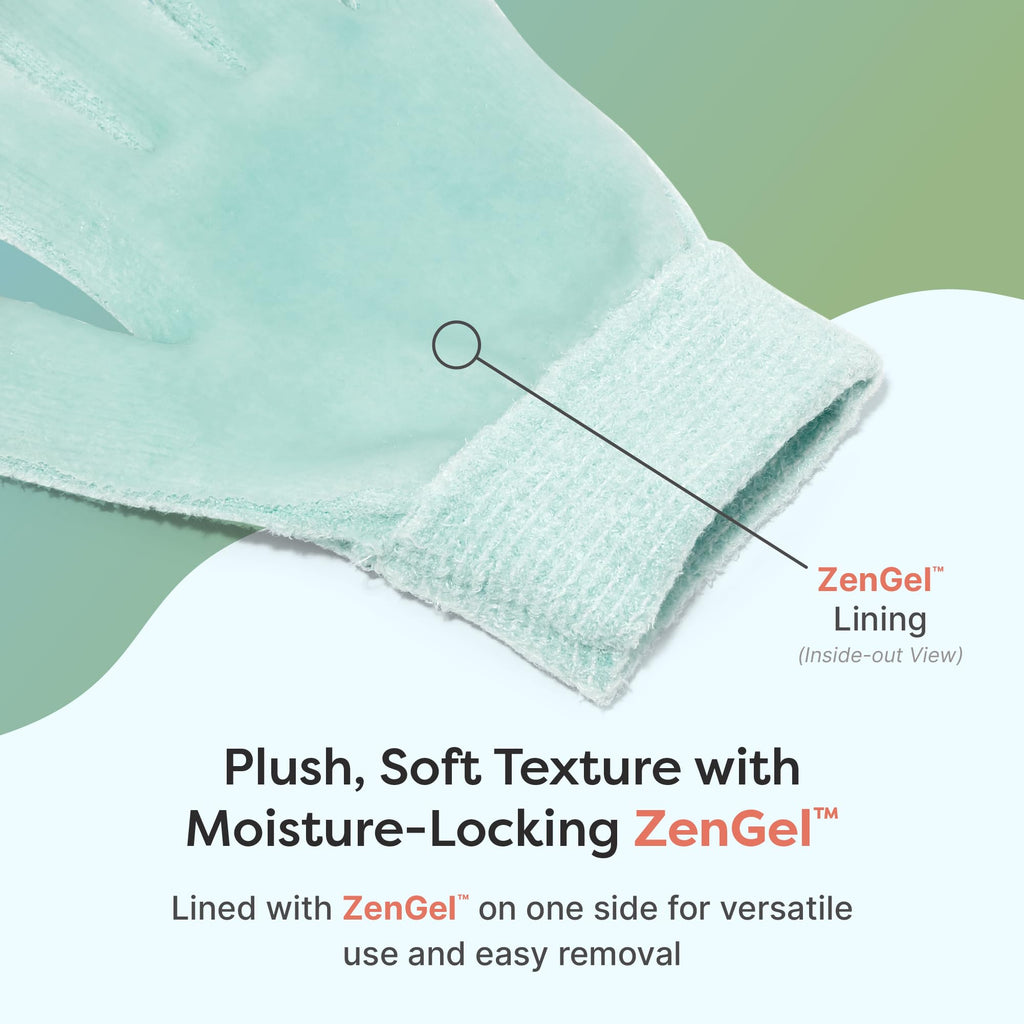 Detailed view of the soft nylon and spandex plush fabric blend