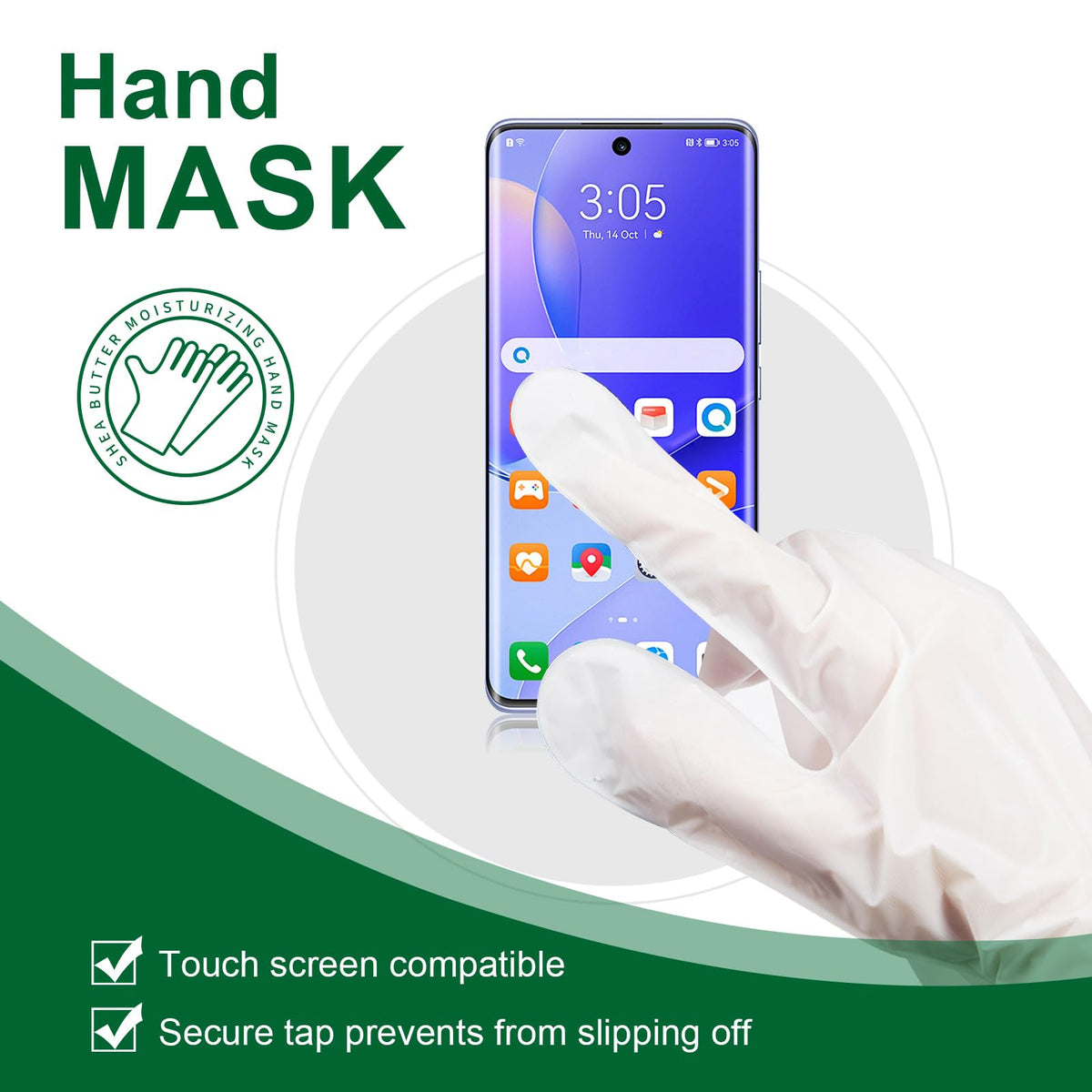Suladec skincare gloves touchscreen compatibility demonstration
